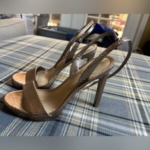 Sam Edelman Jade Gold Heels Ankle Strap
